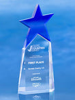 Brilliance Award - Blue Crystal Trophy Eclipse Awards   