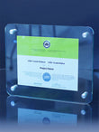 Clarity Glass Certificate Frame Wall Plaque Eclipse Awards   