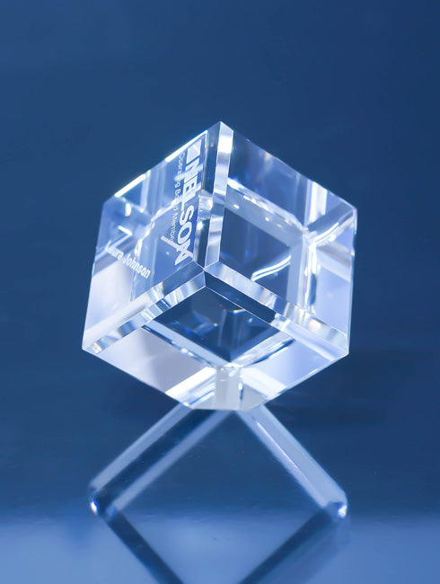 Crystal Cube Award Trophy Eclipse Awards   