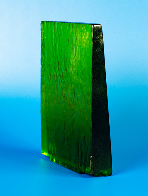 Recycled Glass Award - Emerald Rectangle Trophy Eclipse Awards   