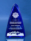 Recycled Glass Award - Cobalt Tower Trophy Eclipse Awards   