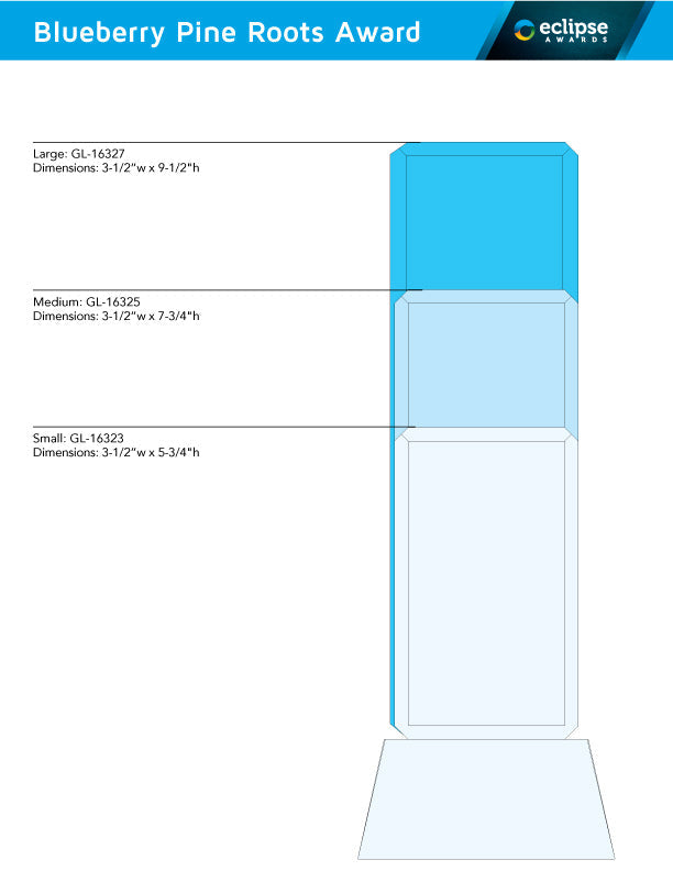 Blueberry Pine Roots Award Trophy Eclipse Awards   