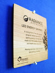 Truewood Square Wall Plaque with Aluminum Hardware Wall Plaque Eclipse Awards   