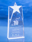 Supreme Star Crystal Award Trophy Eclipse Awards Small